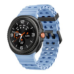 オーシャンスタイル クイックリリースバックル 無地シリコンウォッチバンド、Samsung Galaxy Watch8 / Watch8 Classic用