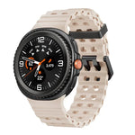 オーシャンスタイル クイックリリースバックル 無地シリコンウォッチバンド、Samsung Galaxy Watch8 / Watch8 Classic用