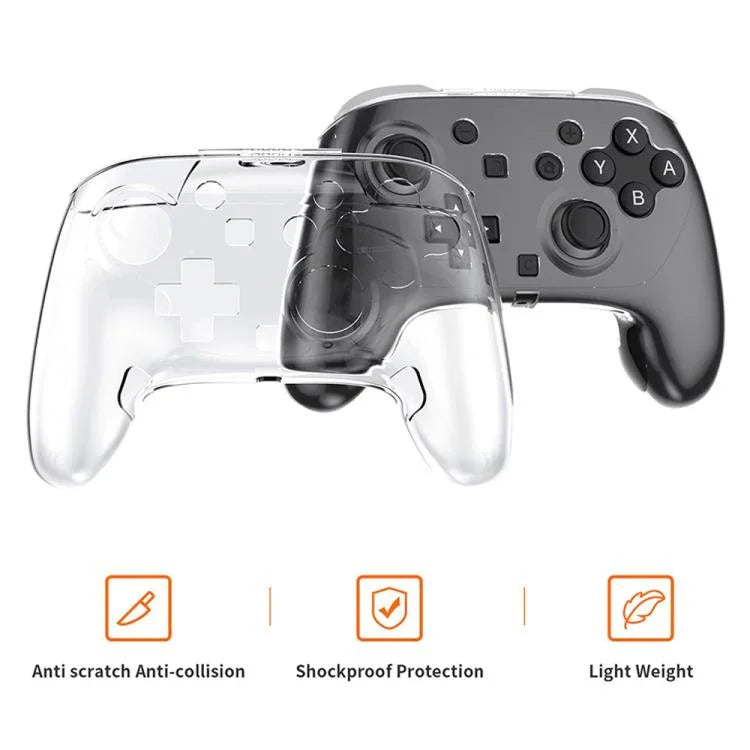 ゲームパッド透明フルカバーPC保護ケース、Nintendo Switch 2 Pro用