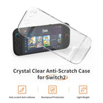 Game Console Split Full Cover Transparent PC Protective Case, For Nintendo Switch 2