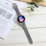 グリッターシリコンハイブリッドレザーウォッチバンド Samsung Galaxy Watch 7 40 / 44mm対応