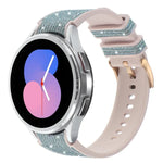 グリッターシリコンハイブリッドレザーウォッチバンド Samsung Galaxy Watch 7 40 / 44mm対応