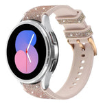グリッターシリコンハイブリッドレザーウォッチバンド Samsung Galaxy Watch 7 40 / 44mm対応