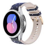 グリッターシリコンハイブリッドレザーウォッチバンド Samsung Galaxy Watch 7 40 / 44mm対応