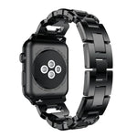 スクエアダイヤモンド亜鉛合金ウォッチバンド、Apple Watch 46mm / 49mm / 45mm / 44mm用、Apple Watch 42mm / 41mm / 40mm / 38mm用