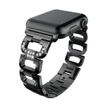 スクエアダイヤモンド亜鉛合金ウォッチバンド、Apple Watch 46mm / 49mm / 45mm / 44mm用、Apple Watch 42mm / 41mm / 40mm / 38mm用