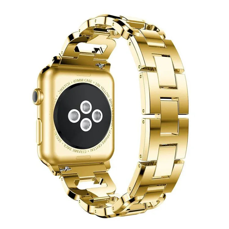 スクエアダイヤモンド亜鉛合金ウォッチバンド、Apple Watch 46mm / 49mm / 45mm / 44mm用、Apple Watch 42mm / 41mm / 40mm / 38mm用