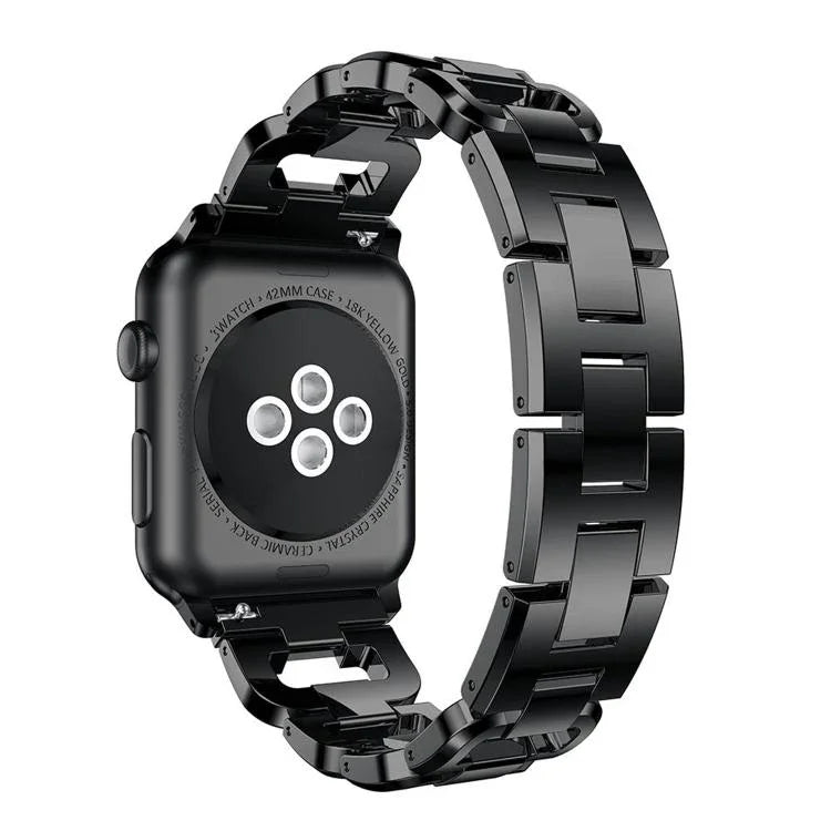 スクエアダイヤモンド亜鉛合金ウォッチバンド、Apple Watch 46mm / 49mm / 45mm / 44mm用、Apple Watch 42mm / 41mm / 40mm / 38mm用