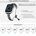 ダブルリングチェーン亜鉛合金ウォッチバンド、Apple Watch 46mm / 49mm / 45mm / 44mm用、Apple Watch 42mm / 41mm / 40mm / 38mm用