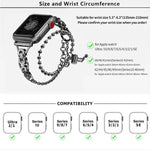 ダブルサークルビーズチェーン亜鉛合金ウォッチバンド、Apple Watch 46mm / 49mm / 45mm / 44mm用、Apple Watch 42mm / 41mm / 40mm / 38mm用