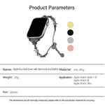四つ葉のクローバーダイヤモンド亜鉛合金ウォッチバンド、Apple Watch 46mm / 49mm / 45mm / 44mm用、Apple Watch 42mm / 41mm / 40mm / 38mm用