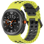 マリンデュアルバックル ツーカラーシリコンウォッチバンド Samsung Galaxy Watch8 / Watch8 Classic対応