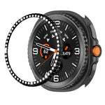 シングルロウ ダイヤモンドメタルウォッチ保護リング、Samsung Galaxy Watch8 Classic 46mm用