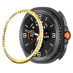 シングルロウ ダイヤモンドメタルウォッチ保護リング、Samsung Galaxy Watch8 Classic 46mm用