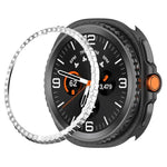 シングルロウ ダイヤモンドメタルウォッチ保護リング、Samsung Galaxy Watch8 Classic 46mm用