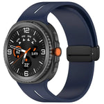 折りたたみマグネットバックルシリコンウォッチバンド Samsung Galaxy Watch8 / Watch8 Classic対応