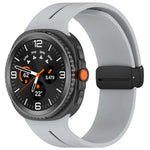 折りたたみマグネットバックルシリコンウォッチバンド Samsung Galaxy Watch8 / Watch8 Classic対応
