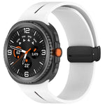 折りたたみマグネットバックルシリコンウォッチバンド Samsung Galaxy Watch8 / Watch8 Classic対応