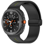 折りたたみマグネットバックルシリコンウォッチバンド Samsung Galaxy Watch8 / Watch8 Classic対応