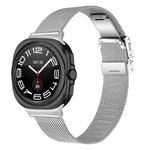 タートルバックル ミラネーゼメタルウォッチバンド、Samsung Galaxy Watch Ultra 47mm / Ultra 2025用