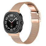 タートルバックル ミラネーゼメタルウォッチバンド、Samsung Galaxy Watch Ultra 47mm / Ultra 2025用