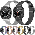 タートルバックル ミラネーゼメタルウォッチバンド、Samsung Galaxy Watch Ultra 47mm / Ultra 2025用
