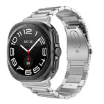 三連ビーズ ステンレス製ウォッチバンド、Samsung Galaxy Watch Ultra 47mm / Ultra 2025用