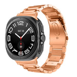 三連ビーズ ステンレス製ウォッチバンド、Samsung Galaxy Watch Ultra 47mm / Ultra 2025用