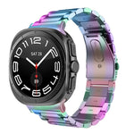 三連ビーズ ステンレス製ウォッチバンド、Samsung Galaxy Watch Ultra 47mm / Ultra 2025用