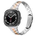 スリービーズ スリムステンレススチールウォッチバンド、Samsung Galaxy Watch Ultra 47mm / Ultra 2025用