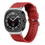 両面ライチ本革ウォッチバンド、Samsung Galaxy Watch Ultra 47mm / Ultra 2025用