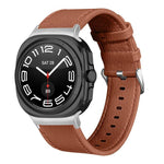 両面ライチ本革ウォッチバンド、Samsung Galaxy Watch Ultra 47mm / Ultra 2025用