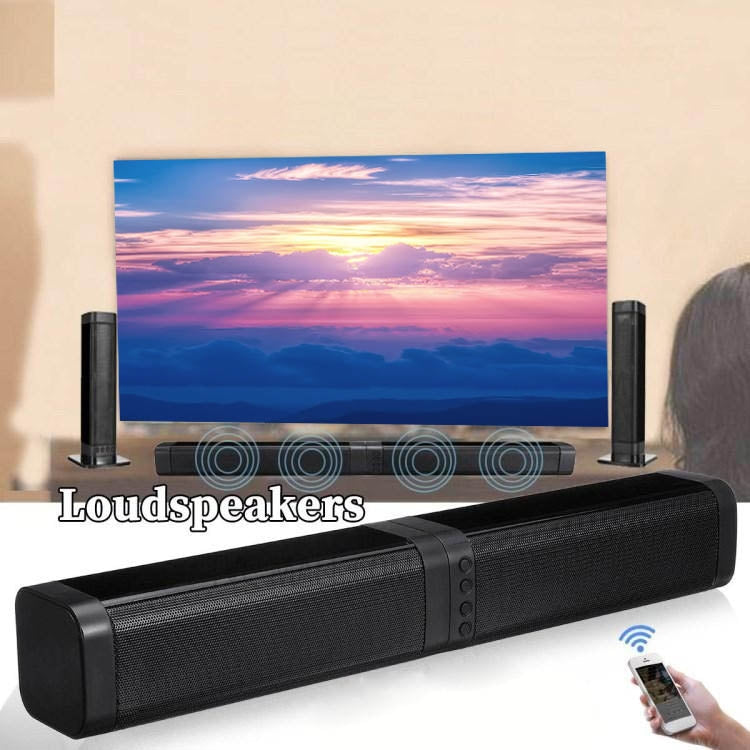 BKS-33 5.0 テレビホームワイヤレスサウンドバー、TF対応、取り外し・連結可能、3Dステレオ効果