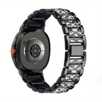 トリプルビーズ ダイヤモンドメタルウォッチバンド、Samsung Galaxy Watch8 / Watch8 Classic用