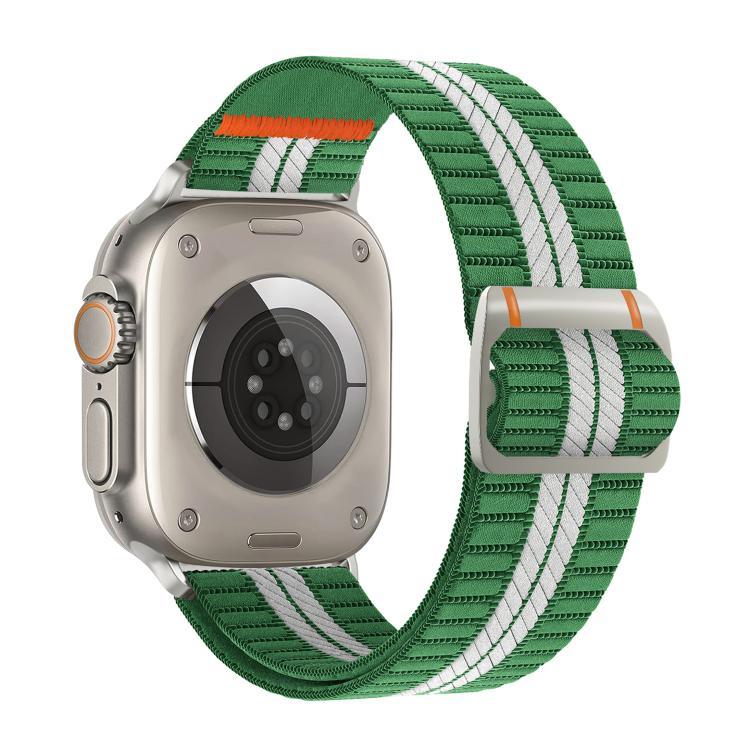 ウォッチマン機械式バックルナイロンウォッチバンド、Apple Watch 46mm / 49mm / 45mm / 44mm用、Apple Watch 42mm / 41mm / 40mm / 38mm用