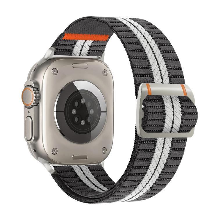 ウォッチマン機械式バックルナイロンウォッチバンド、Apple Watch 46mm / 49mm / 45mm / 44mm用、Apple Watch 42mm / 41mm / 40mm / 38mm用