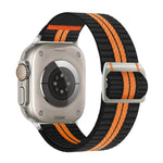 ウォッチマン機械式バックルナイロンウォッチバンド、Apple Watch 46mm / 49mm / 45mm / 44mm用、Apple Watch 42mm / 41mm / 40mm / 38mm用
