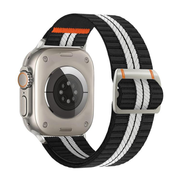 ウォッチマン機械式バックルナイロンウォッチバンド、Apple Watch 46mm / 49mm / 45mm / 44mm用、Apple Watch 42mm / 41mm / 40mm / 38mm用