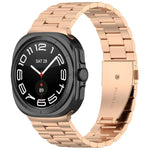 スリービーズ ステンレススチールウォッチバンド（取り外し工具付き）、Samsung Galaxy Watch Ultra 47mm / Ultra 2025用、Samsung Galaxy Watch8 / Watch8 Classic用