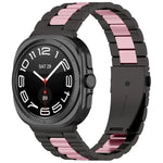 スリービーズ ステンレススチールウォッチバンド（取り外し工具付き）、Samsung Galaxy Watch Ultra 47mm / Ultra 2025用、Samsung Galaxy Watch8 / Watch8 Classic用