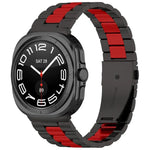 スリービーズ ステンレススチールウォッチバンド（取り外し工具付き）、Samsung Galaxy Watch Ultra 47mm / Ultra 2025用、Samsung Galaxy Watch8 / Watch8 Classic用