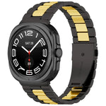 スリービーズ ステンレススチールウォッチバンド（取り外し工具付き）、Samsung Galaxy Watch Ultra 47mm / Ultra 2025用、Samsung Galaxy Watch8 / Watch8 Classic用
