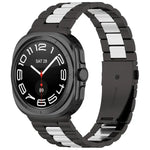 スリービーズ ステンレススチールウォッチバンド（取り外し工具付き）、Samsung Galaxy Watch Ultra 47mm / Ultra 2025用、Samsung Galaxy Watch8 / Watch8 Classic用