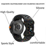 エコフレンドリー 粒状カラフルドット シリコンウォッチバンド、Samsung Galaxy Watch8 / Watch8 Classic用