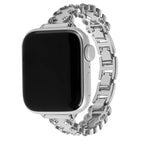レース縁取りダイヤモンド合金メタルウォッチバンド、Apple Watch 46mm / 49mm / 45mm / 44mm用、Apple Watch 42mm / 41mm / 40mm / 38mm用