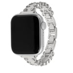 レース縁取りダイヤモンド合金メタルウォッチバンド、Apple Watch 46mm / 49mm / 45mm / 44mm用、Apple Watch 42mm / 41mm / 40mm / 38mm用