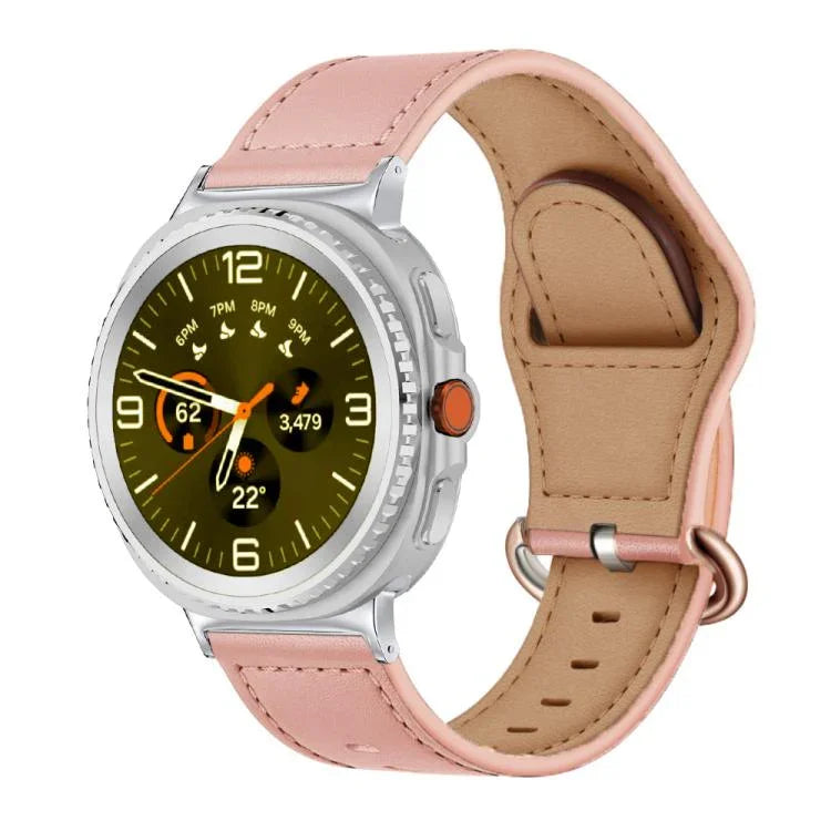 クラシックバックル 本革ウォッチバンド、Samsung Galaxy Watch8 / Watch8 Classic用