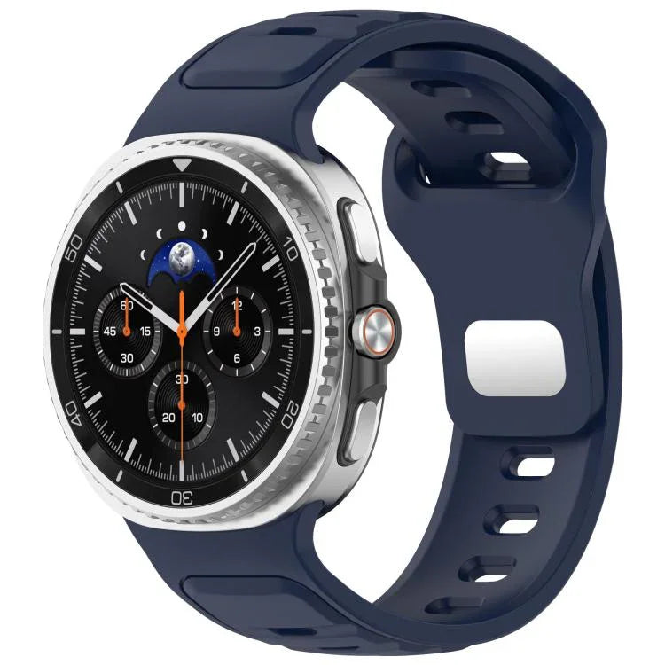 リバースバックル 単色シリコンウォッチバンド、Samsung Galaxy Watch8 / Watch8 Classic用