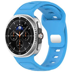 リバースバックル 単色シリコンウォッチバンド、Samsung Galaxy Watch8 / Watch8 Classic用