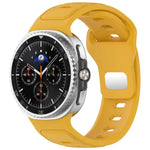 リバースバックル 単色シリコンウォッチバンド、Samsung Galaxy Watch8 / Watch8 Classic用